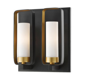 Wall Sconce Lighting Transitional AIDEEN Z-Lite 6000-2S-BZGD
