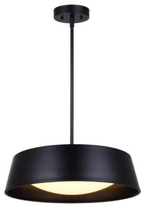 Pendant Lighting Modern Contemporary Industrial DION Canarm LCH131A17BK