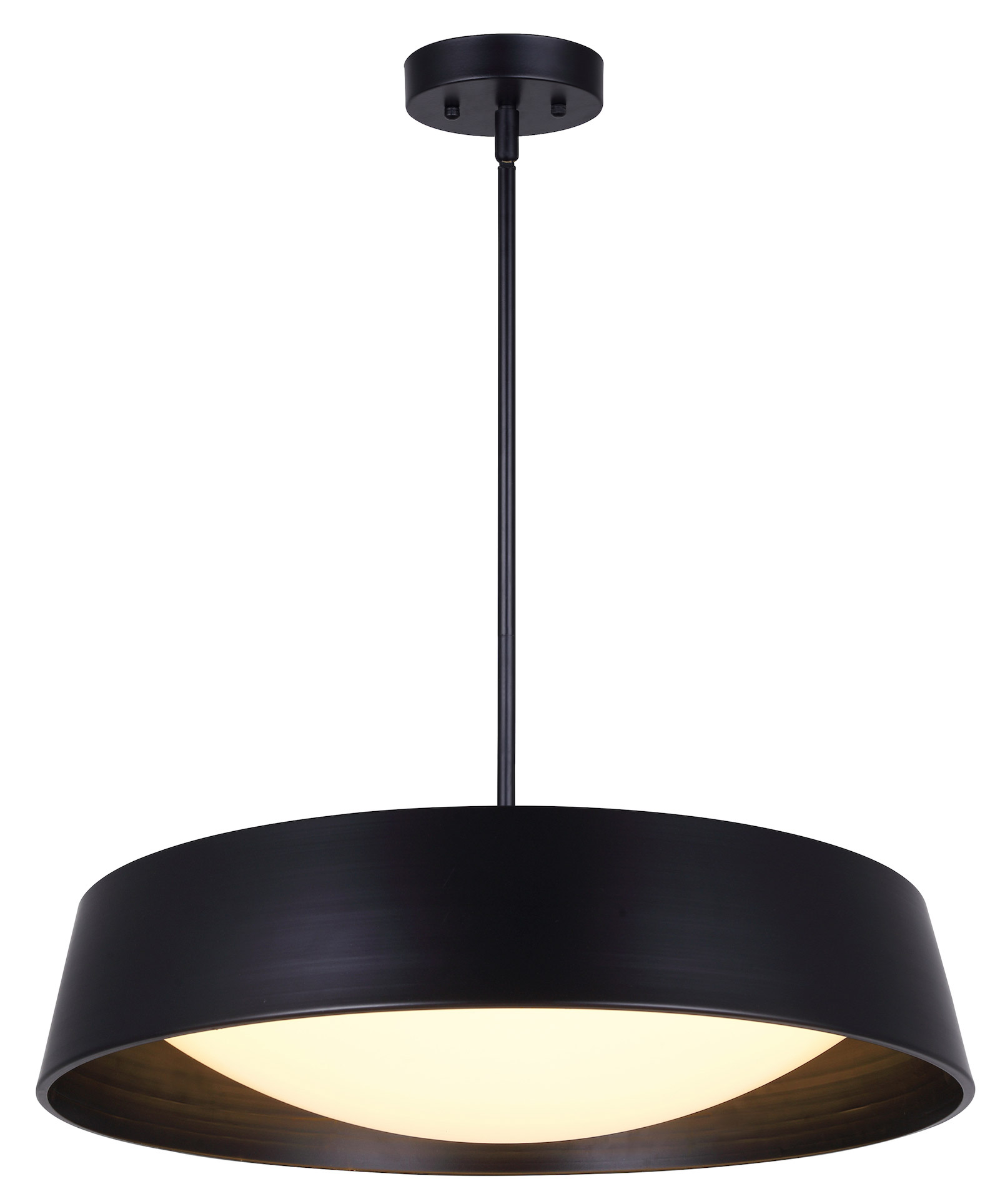 Pendant Lighting Modern Contemporary Industrial DION Canarm LCH131A22BK