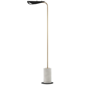 Lampe de plancher moderne LAYLA Hudson Valley HL157401-AGB/BK