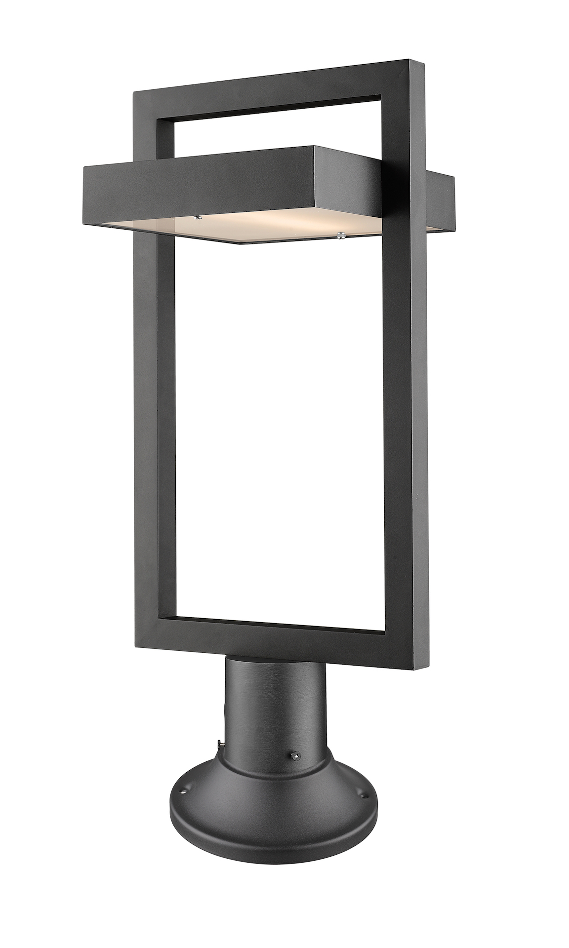 Luminaire extérieur moderne LUTTREL Z-Lite 566PHBR-553PM-BK-LED