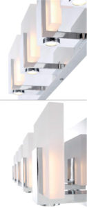 Wall Sconce Lighting Modern CANMORE Eurofase 34145-012 with zoom on details