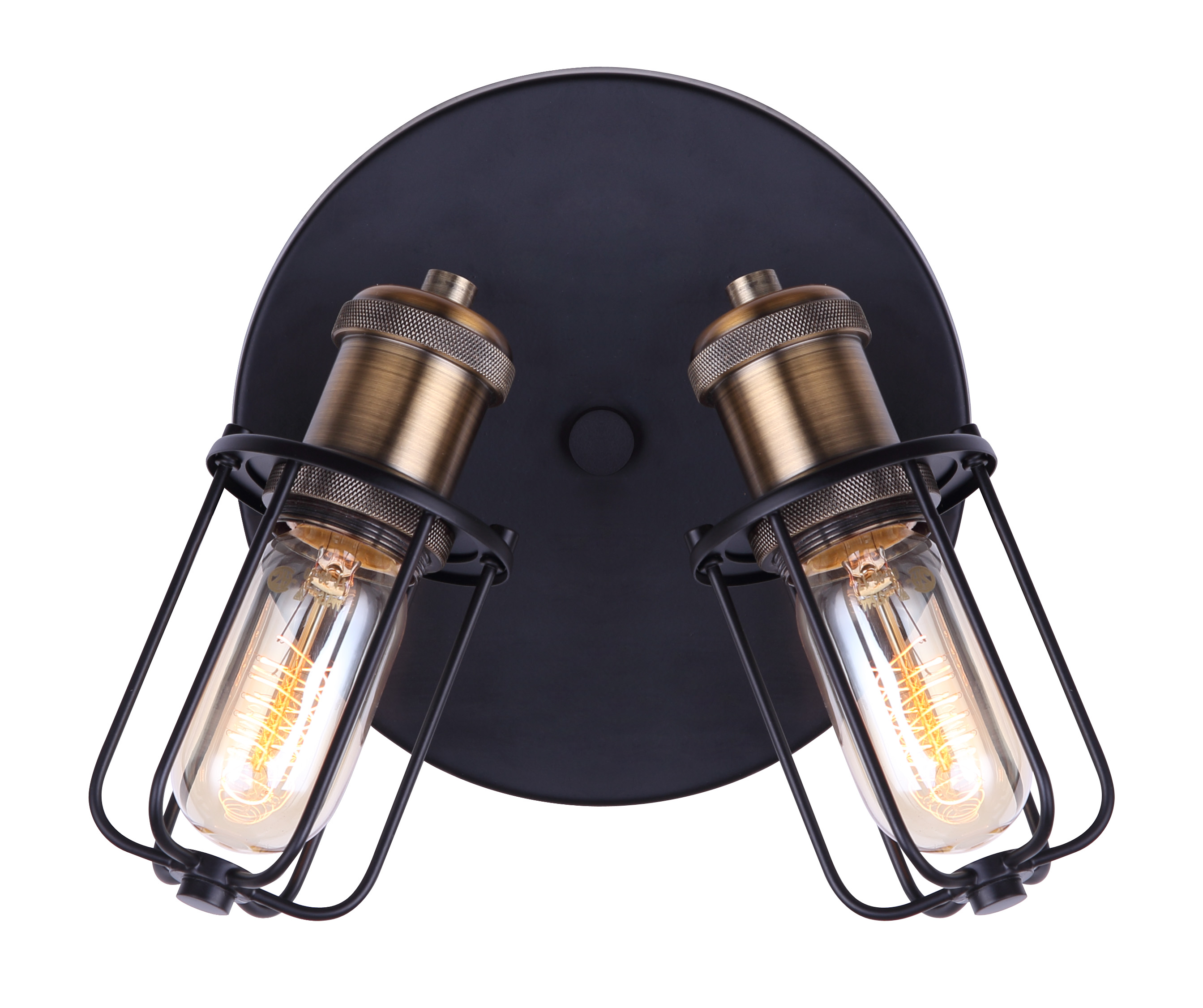 Wall Sconce Lighting industrial VOX Canarm ICW704A02BKG