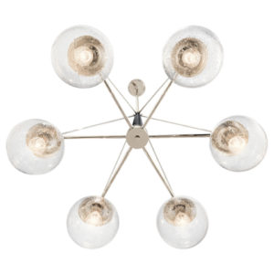 Pendant Lighting Contemporary MARILYN Kichler 44269PN zoom on detail shot from below