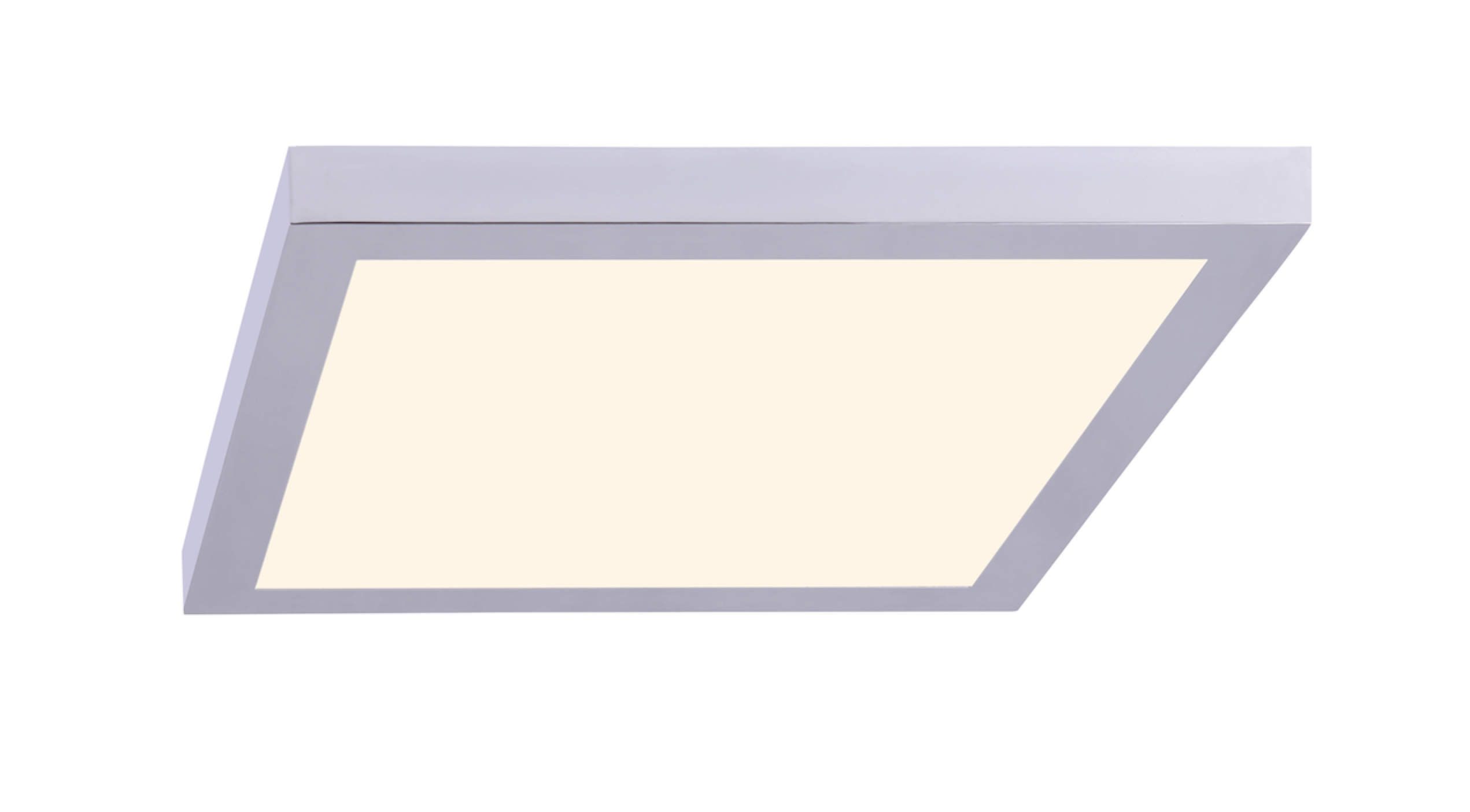 Luminaire plafonnier carré moderne Canarm LEDS-SM15DL-CH-C