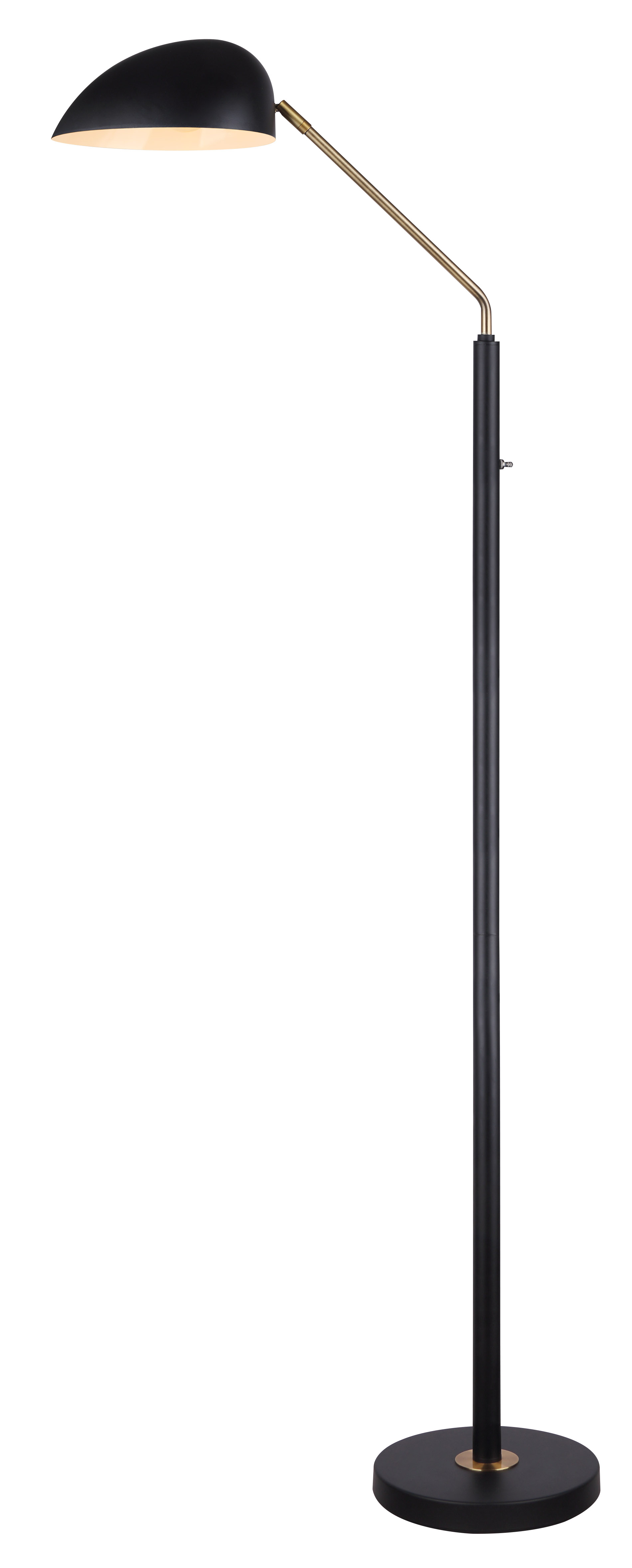 Lampe de plancher moderne HINTON Canarm IFL1054A67BK