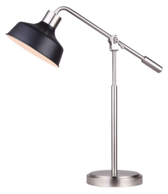 Lampe de table moderne BELLO Canarm ITL1055A25BKN