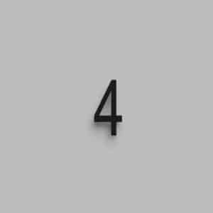 Chiffre d'adresse flottant 1711-4-01-H10