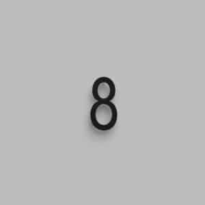 Chiffre d'adresse flottant 1711-8-01-H6