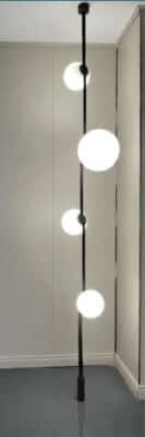 Lampe de plancher en kit BK-020-BLK