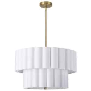 Luminaire suspendu PACIFICA PCA-224P-AGB-WH