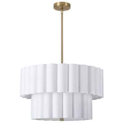 Luminaire suspendu PACIFICA PCA-224P-AGB-WH