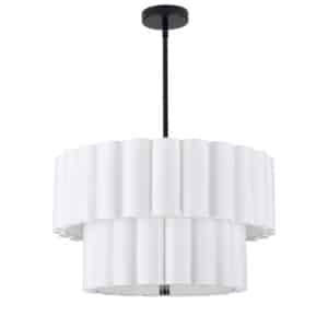 Luminaire suspendu PACIFICA PCA-224P-MB-WH