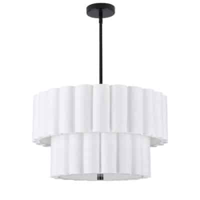 Luminaire suspendu PACIFICA PCA-224P-MB-WH